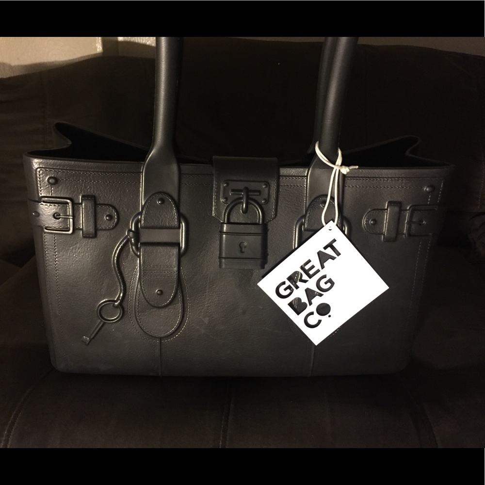 New Great Bag Co. Model M Black Rubber Bag